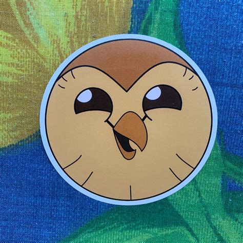 Owl House Hooty 3 Die Cut Vinyl Sticker Etsy