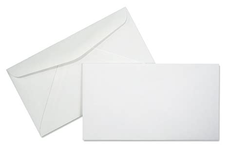 6 34 24lb White Wove Regular Commercial Envelopes Paoli Envelope