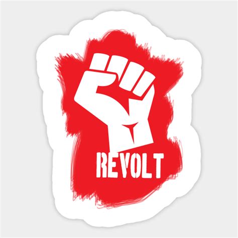 Revolt Spray Paint Revolt Sticker Teepublic