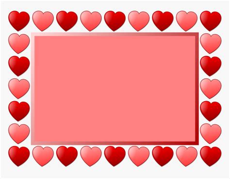 Borders Drawing Valentines Day Valentines Frames Clip Art Hd Png