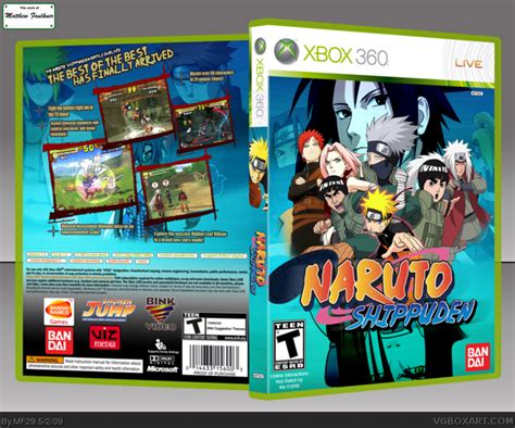 Naruto Shippuden Xbox 360 Box Art Cover By Mf29