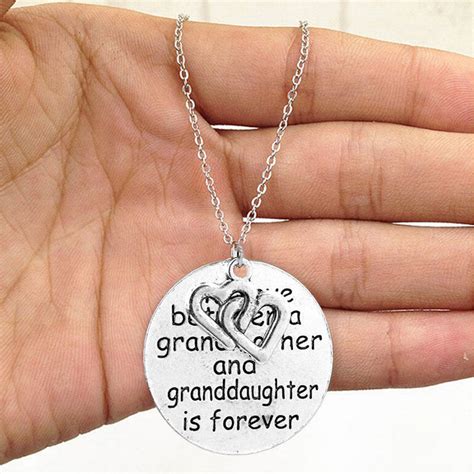 Love Between Grandmother And Granddaughter Necklace Hyperion