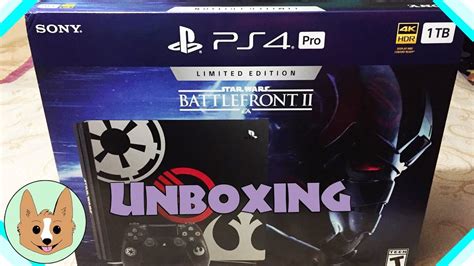 Ps4 Pro Star Wars Limited Edition Console Unboxing Playstation 4