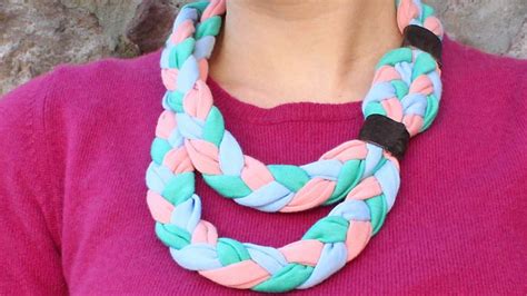 Create A Braided Fabric Statement Necklace Diy Style Guidecentral