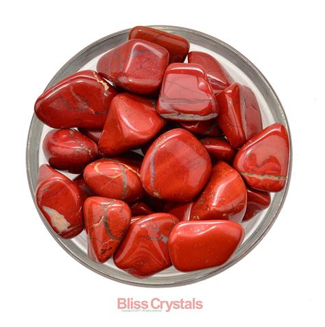 2 Xl Red Jasper Tumbled Stone Strength Stability Courage Etsy