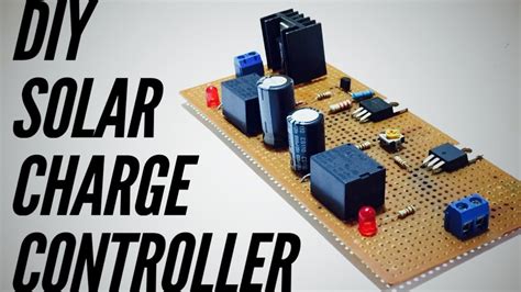 DIY How to make a Solar Charge Controller - YouTube