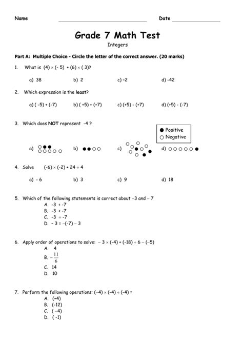 Go to your personalized recommendations wall to find a skill that looks interesting, or select a skill plan that. Grade 7 Math Test