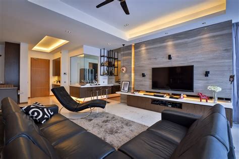 Home Interior Modern Living Room Condo Design Cozy Modern Living