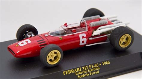 Ferrari 312 F1 66 1966 Lodovico Scarfiotti 143 Formula 1 Frete Grátis