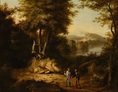 Hunters In A Landscape Thomas Cole National Historic Site