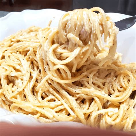 Arriba Imagen Receta De Espagueti Blanco Con Queso Abzlocal Mx