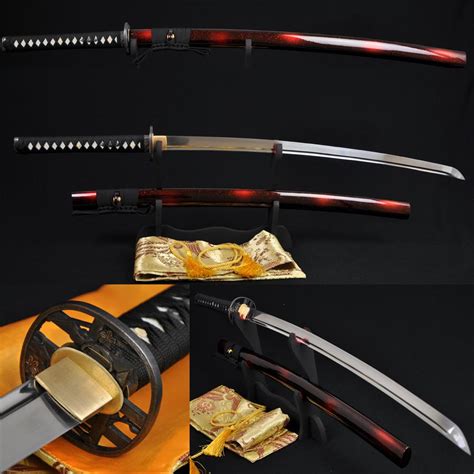 1060 High Carbon Steel Full Tang Blade Japanese Samurai Battle Ready