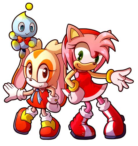 sprite redraw amy cream and cheese by zoiby cream sonic sonic dash sonic