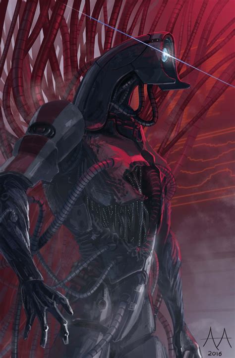 Inkveined Art — Legion Mass Effect 2 Got Inspired To Paint Legion