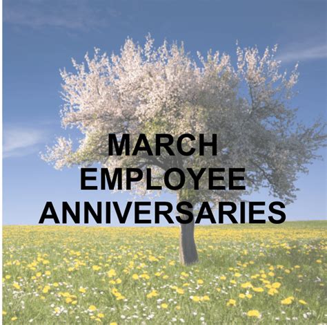 March Employee Anniversaries Hoyle Tanner