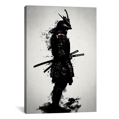 Icanvas Armored Samurai By Nicklas Gustafsson Wall Art Gus3 1pc3 40x26