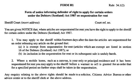 Act Of Sederunt Sheriff Court Ordinary Cause Rules 1993