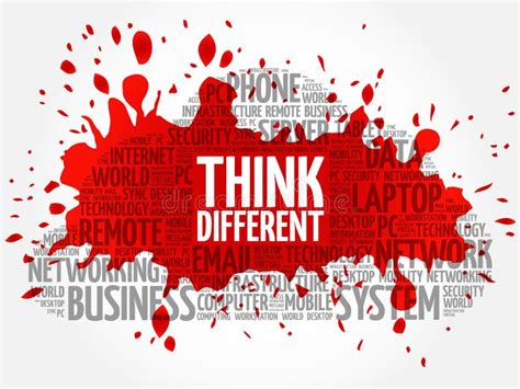 Think Different Word Cloud Stock Illustration Illustration Of Learn