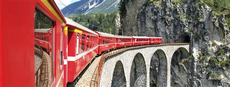 Grand Train Tour Of Switzerland In Panoramazügen Durch Die Schweiz