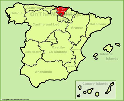 Map Of Basque Country Spain Secretmuseum
