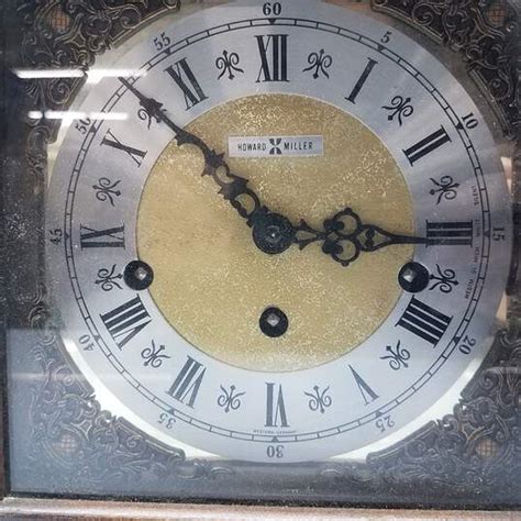 Buy The Howard Miller Mantle Clock For Parts Goodwillfinds