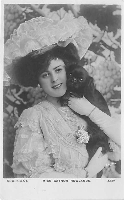 Miss Gaynor Rowlands Theater Actor Actress Postcard