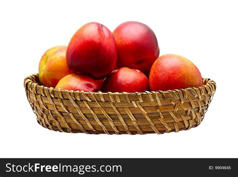 Basket Full Of Fresh Peaches Free Stock Images And Photos 9904645