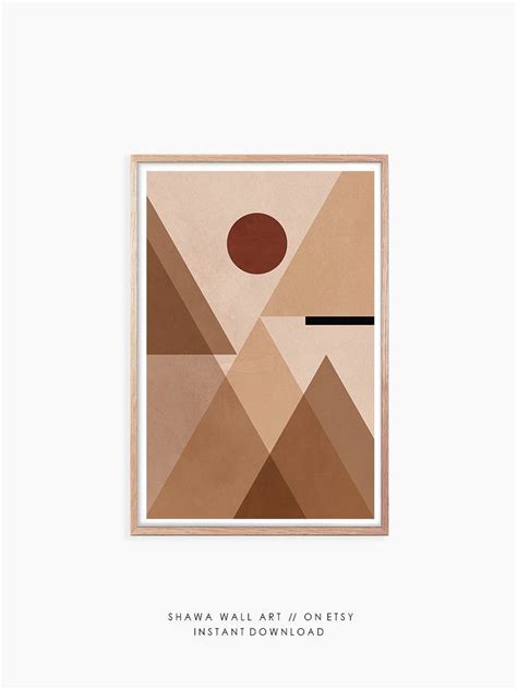 Geometric Art Print Geometric Print Minimalist Art Etsy In 2020