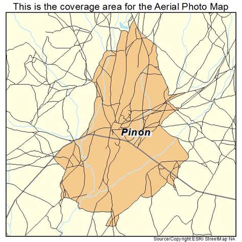 Aerial Photography Map Of Pinon Az Arizona