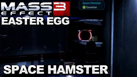 Mass Effect 3 Space Hamster Easter Egg Youtube