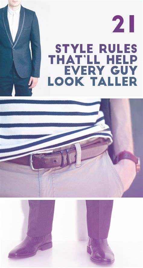 21 Style Rules Thatll Help Any Guy Look Taller Style Rules Short