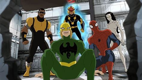 Marvels Ultimate Spider Man Iron Fistdanny Rand Power Manluke Cage