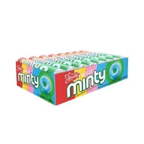 Pastilha Rolly Minty Docile Fruit 16unidade Sul Doces