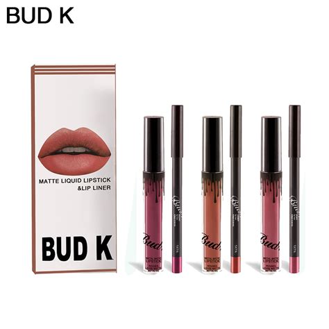 Bud K Brand Matte Liquid Lip Glosslips Pencil Makeup Lasting