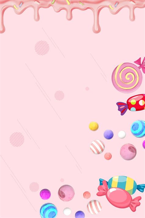 Sweet Colorful Candy Poster Background Wallpaper Image For Free