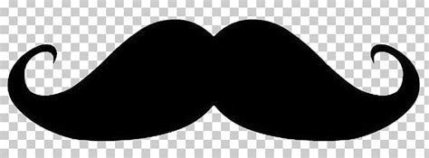 Handlebar Moustache Cartoon Png Clipart Angle Beard Black And White