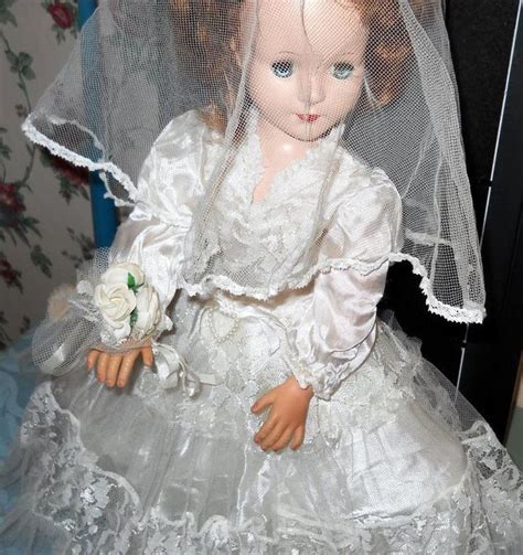 Vintage Collectible Bridal Doll From The 1950s Dress Similar Etsy