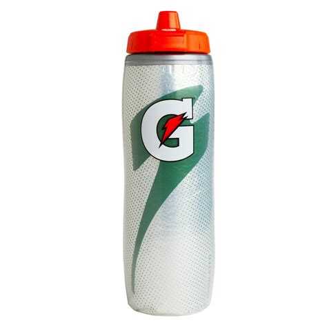 Gatorade 30 Oz Insulated Sports Squeeze Water Bottle With Contour Form