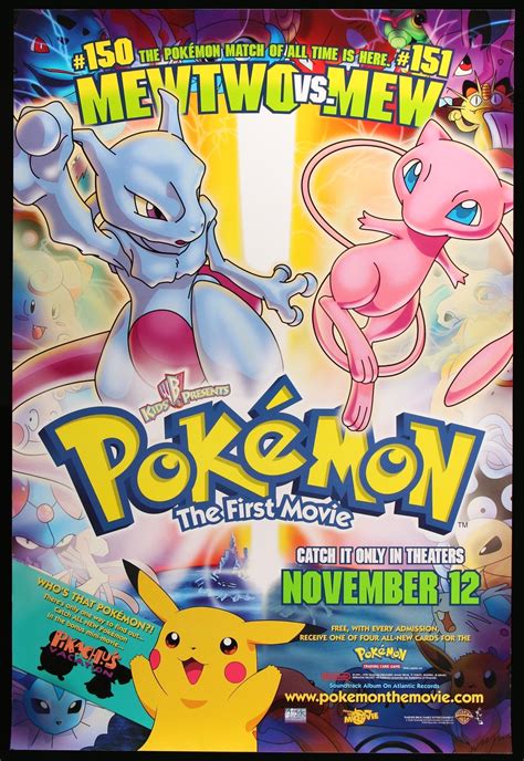 Or best offer +$11.60 shipping. Pokemon the First Movie (1999) Original One-Sheet Movie ...