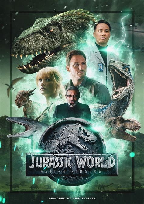 1 Drew Struzan Inspired Jurassic World Fallen Kingdom Movie Poster By Nima Nakhshab Artofit