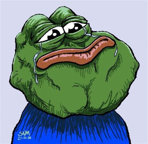 Sad Pepe The Frog Meme