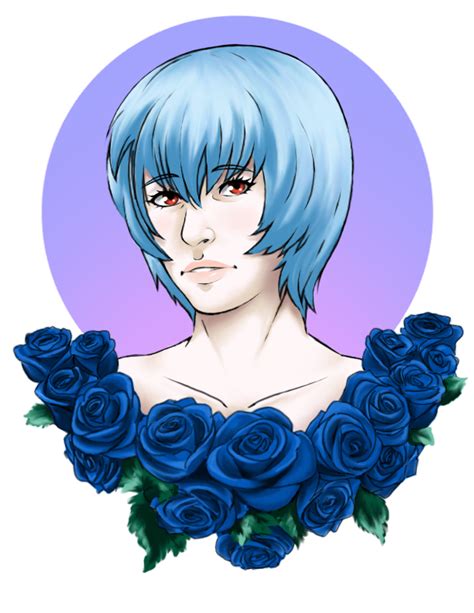 Rei With Roses By Avadras On Deviantart