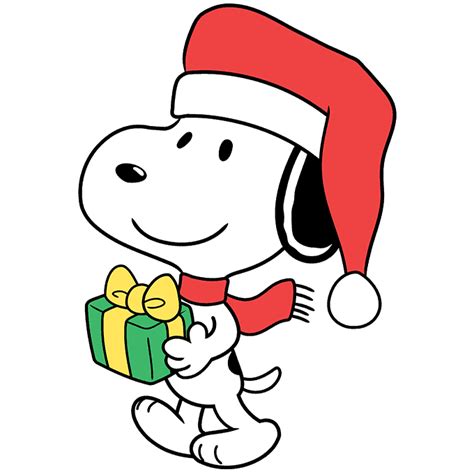 How To Draw Christmas Snoopy Really Easy Drawing Tutorial