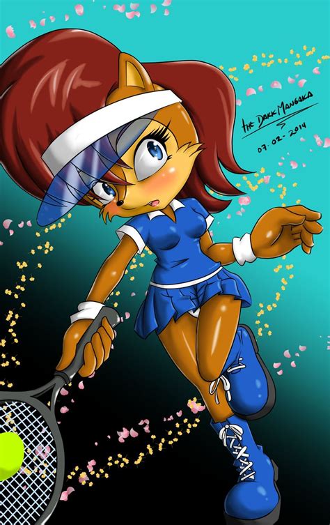 Sally Acorn Tenista Sally Acorn Sonic Funny Sonic Fan Characters