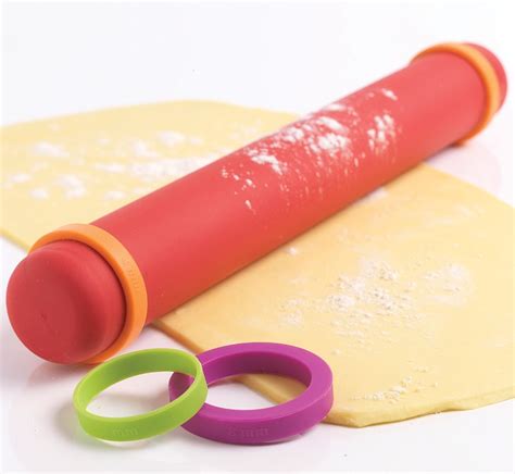 French Style Silicone Rolling Pin Adjustable Mastrad A1187