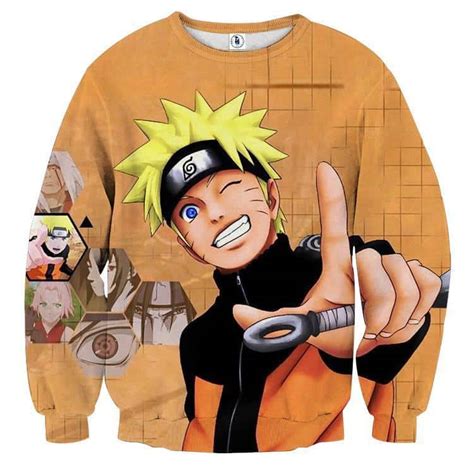 Hatake Kakashi Naruto Japanese Anime Powerful Art Sweatshirt Saiyan Stuff