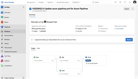 Using Unified Yaml Defined Multi Stage Cicd Pipelines Of Azure Devops Reverasite