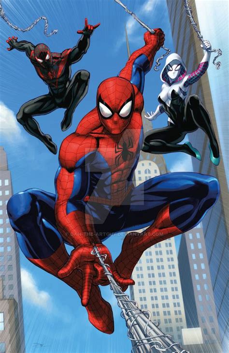 Spidey Man And His Amazing Friends By Dan The On