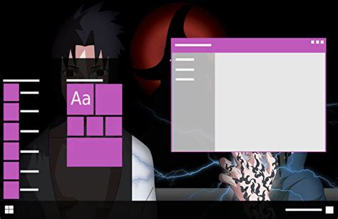 Naruto Windows 10 Theme Darklight Mode