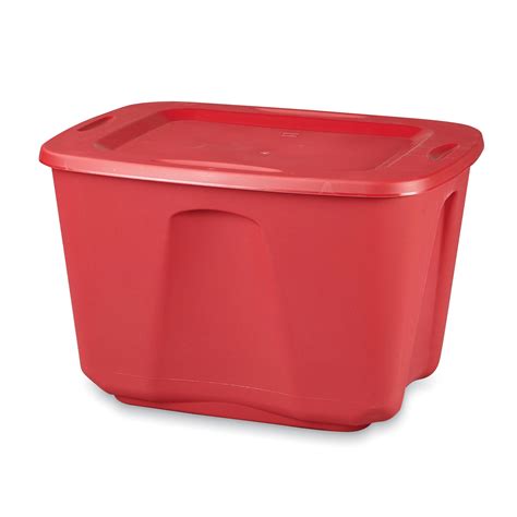 Essential Home 18-Gallon Tote - Red - Home - Storage & Organization